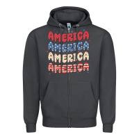 Smoke america Zipper Hoodie - MaliasSmallBusiness