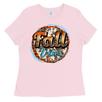 Bubblegum Pink fall vibes Ladies Tee - AdoDesignShop