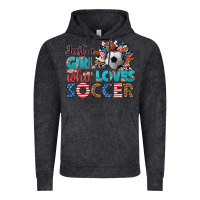 Vintage Black just a girl who loves soccer Vintage Hoodie - HRA Design Shop