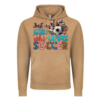 Vintage Camel just a girl who loves soccer Vintage Hoodie - HRA Design Shop