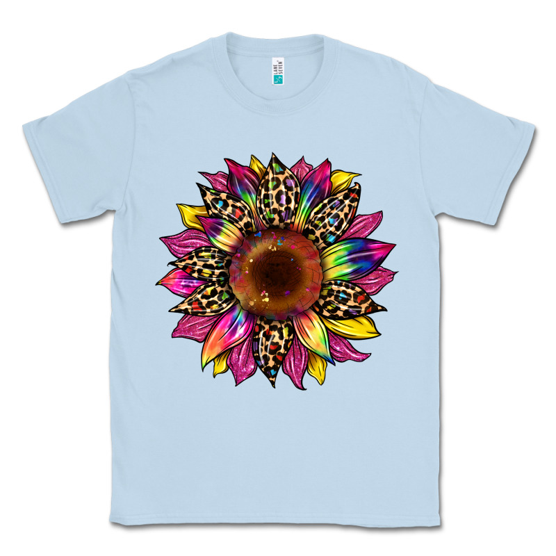 Tie Dye Leopard Sunflower Classic Tee by Artiststas | Teevron