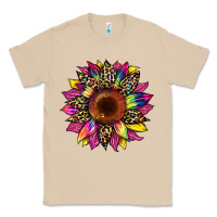 Mushroom tie dye leopard sunflower Classic Tee - Artiststas