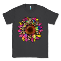 Smoke tie dye leopard sunflower Classic Tee - Artiststas