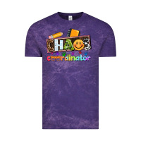 Cloud Purple teacher chaos coordinator Vintage Tee - AdoDesignShop