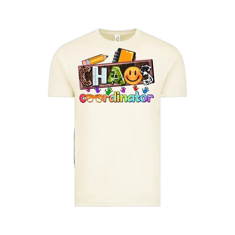 Teacher Chaos Coordinator Vintage Tee by AdoDesignShop | Teevron