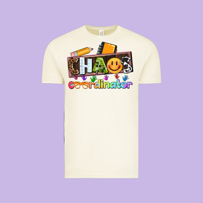 Teacher Chaos Coordinator Vintage Tee Designed By Adodesignshop