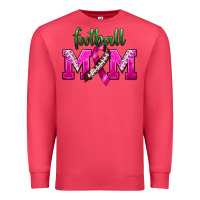 Cardinal Football Mom Breast Cancer Premium Sweatshirt - BundleAndBundleShop