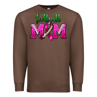 Chestnut Football Mom Breast Cancer Premium Sweatshirt - BundleAndBundleShop