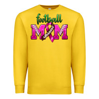 Lemon Football Mom Breast Cancer Premium Sweatshirt - BundleAndBundleShop