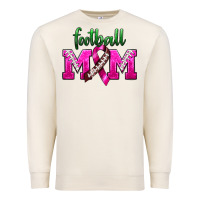 Sandshell Football Mom Breast Cancer Premium Sweatshirt - BundleAndBundleShop