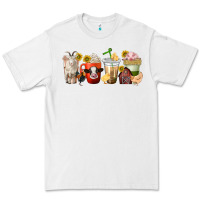 White farm animals coffee cups Premium Tee - texasbilliewilder