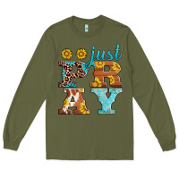 Army Green just pray western sunflowers Long Sleeve Tee - AdoDesignShop