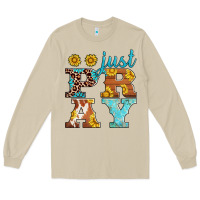 Mushroom just pray western sunflowers Long Sleeve Tee - AdoDesignShop