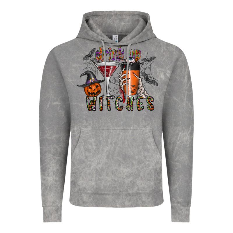 Drink Up Witches Vintage Hoodie by CowhideDigitalArt | Teevron
