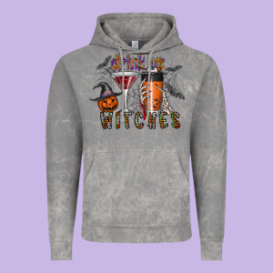 Drink Up Witches Vintage Hoodie Designed By Cowhidedigitalart