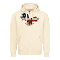 Sandshell 4th july eagle Zipper Hoodie - MaliasSmallBusiness