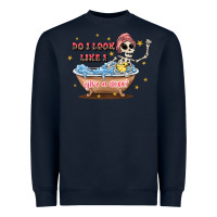 Navy do i look like i give a duck Heavyweight Sweatshirt - JahusDesignShop