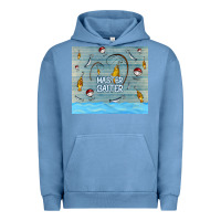 Pigment Pebble Blue master baiter Urban Hoodie - TumblerDesignByShophia
