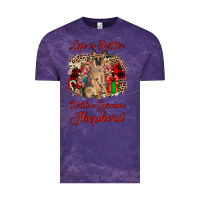 Cloud Purple Christmas life is better with a german shepherd Vintage Tee - JahusDesignShop