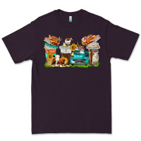 Plum farm truck coffee cups Premium Tee - texasbilliewilder