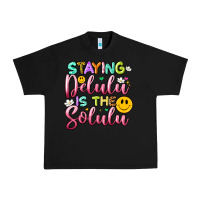 Black staying delulu is the solulu Urban Heavy Tee - Artiststas