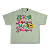 Oil Green staying delulu is the solulu Urban Heavy Tee - Artiststas