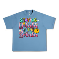 Pebble Blue staying delulu is the solulu Urban Heavy Tee - Artiststas