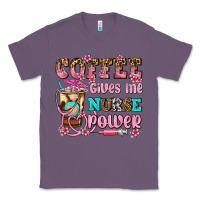 Lavender coffee gives me nurse power Classic Tee - AdoDesignShop