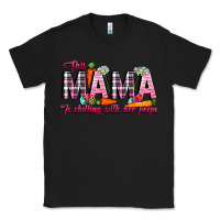 Black This Mama Is Chilling With Her Peeps Classic Tee - CowhideDigitalArt