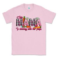 Bubblegum Pink This Mama Is Chilling With Her Peeps Classic Tee - CowhideDigitalArt
