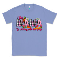 Colony Blue This Mama Is Chilling With Her Peeps Classic Tee - CowhideDigitalArt