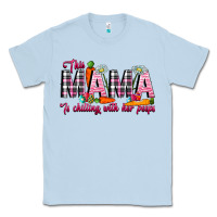 Dusty Blue This Mama Is Chilling With Her Peeps Classic Tee - CowhideDigitalArt