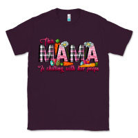 Plum This Mama Is Chilling With Her Peeps Classic Tee - CowhideDigitalArt