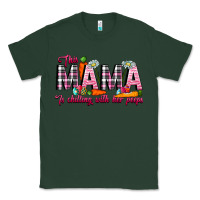 Sports Green This Mama Is Chilling With Her Peeps Classic Tee - CowhideDigitalArt