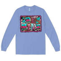 Colony Blue be mine western valentine's day Long Sleeve Tee - AdoDesignShop