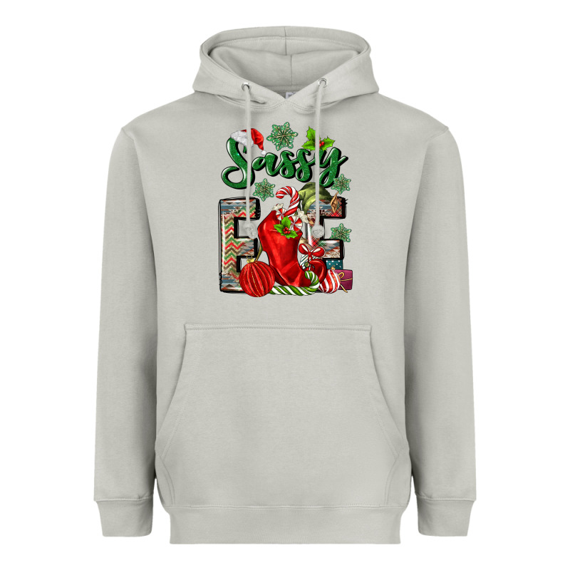 Sassy Elf Heavyweight Hoodie by MaliasSmallBusiness | Teevron