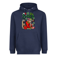 Navy sassy elf Heavyweight Hoodie - MaliasSmallBusiness