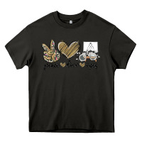 Asphalt peace love eyes Heavy Core Tee - MaliasSmallBusiness