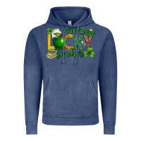 Vintage Denim St. Patrick's Day one lucky teacher Vintage Hoodie - Neo Western