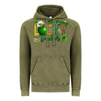 Vintage Olive St. Patrick's Day one lucky teacher Vintage Hoodie - Neo Western