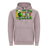 Vintage Zinc St. Patrick's Day one lucky teacher Vintage Hoodie - Neo Western