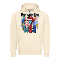 Sandshell party in the usa Zipper Hoodie - MaliasSmallBusiness