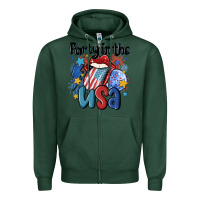 Sports Green party in the usa Zipper Hoodie - MaliasSmallBusiness