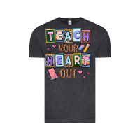 Vintage Black teach your heart out Vintage Tee - AdoDesignShop