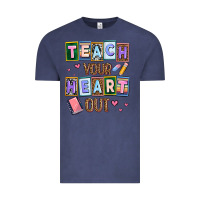 Vintage Denim teach your heart out Vintage Tee - AdoDesignShop