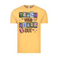 Vintage Mustard teach your heart out Vintage Tee - AdoDesignShop