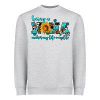 Heather Grey being a nana makes my life complete Heavyweight Sweatshirt - AdoDesignShop