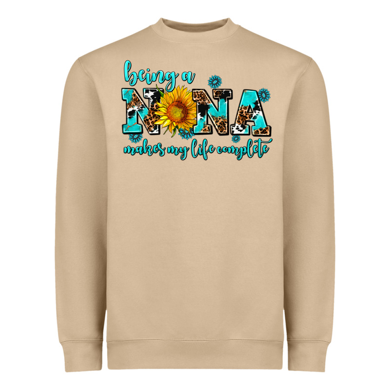 Being A Nana Makes My Life Complete Heavyweight Sweatshirt by AdoDesignShop | Teevron