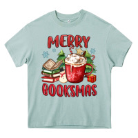 Arona merry booksmas Heavy Core Tee - MaliasSmallBusiness