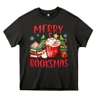 Asphalt merry booksmas Heavy Core Tee - MaliasSmallBusiness